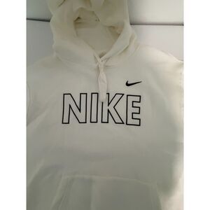 New without tags XL NIKE hoodie white with black stitching